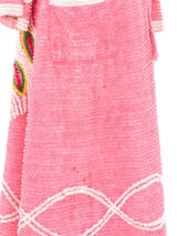 Chenille Peacock Robe Jacket arcadeshops.com