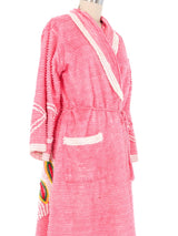 Chenille Peacock Robe Jacket arcadeshops.com