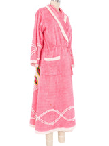 Chenille Peacock Robe Jacket arcadeshops.com