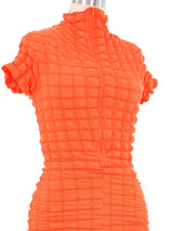 Orange Popcorn Romper Jumpsuit arcadeshops.com