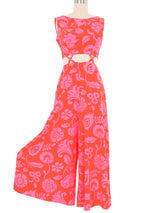 1970s Caged Midriff Jumpsuit Jumpsuit arcadeshops.com