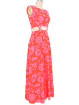 1970s Caged Midriff Jumpsuit Jumpsuit arcadeshops.com