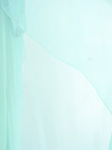 Ice Blue Sheer Caftan And Slip Dress arcadeshops.com
