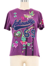 2003 Christian Dior Adiorable 69 Embroidered Tee Top arcadeshops.com