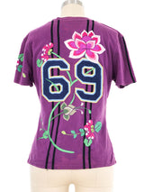 2003 Christian Dior Adiorable 69 Embroidered Tee Top arcadeshops.com