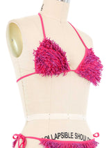 Missoni Magenta Fringed Bikini Suit arcadeshops.com