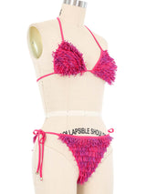 Missoni Magenta Fringed Bikini Suit arcadeshops.com