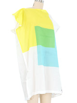 Issey Miyake Color Block Cotton Dress Dress arcadeshops.com