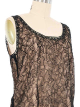 2000 Chanel Lace Tank Top Top arcadeshops.com
