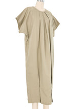 Matsuda Khaki Pleat Dress Dress arcadeshops.com