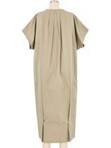 Matsuda Khaki Pleat Dress Dress arcadeshops.com