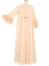 Ruffle Sleeve Sheer Peignoir Jacket arcadeshops.com