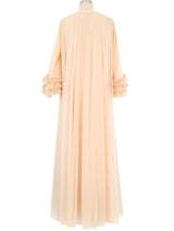 Ruffle Sleeve Sheer Peignoir Jacket arcadeshops.com