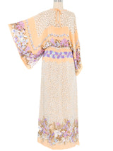 Marina Ferrari Floral Printed Kimono Sleeve Dress Dress arcadeshops.com