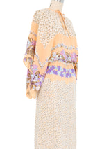 Marina Ferrari Floral Printed Kimono Sleeve Dress Dress arcadeshops.com
