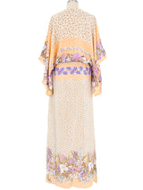 Marina Ferrari Floral Printed Kimono Sleeve Dress Dress arcadeshops.com