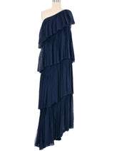 Azzaro Dotted Ruffle Dress Dress arcadeshops.com