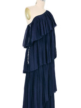 Azzaro Dotted Ruffle Dress Dress arcadeshops.com