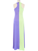 Pastel Colorblock Jersey Maxi Dress Dress arcadeshops.com