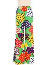 Graphic Dot Printed Palazzo Pants Bottom arcadeshops.com