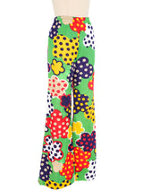 Graphic Dot Printed Palazzo Pants Bottom arcadeshops.com