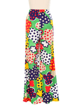 Graphic Dot Printed Palazzo Pants Bottom arcadeshops.com
