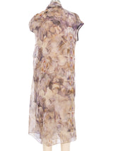 2008 Nina Ricci Sheer Silk Draped Dress Dress arcadeshops.com
