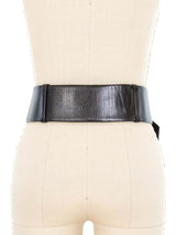 Judith Leiber Brown Oversized Buckle Belt Accessory arcadeshops.com
