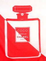 Chanel Perfume Bottle Cotton Voile Shawl Accessory arcadeshops.com