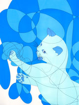 1970s Gres Silk Geometric Cat Scarf Accessory arcadeshops.com