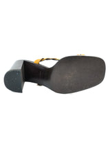 Prada Braided Leather Strap Heeled Sandals, 37 Accessory arcadeshops.com