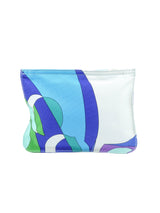 Emilio Pucci Printed Canvas Clutch Accessory arcadeshops.com