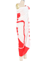 Chanel Perfume Bottle Cotton Voile Shawl Accessory arcadeshops.com