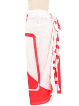 Chanel Perfume Bottle Cotton Voile Shawl Accessory arcadeshops.com