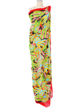 Hermes Psychedelic Cotton Pareo Scarf Accessory arcadeshops.com