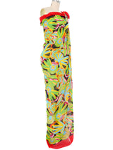 Hermes Psychedelic Cotton Pareo Scarf Accessory arcadeshops.com