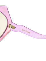 1970s Oversized Ombre Geometric Sunglasses Accessory arcadeshops.com