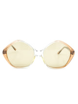 1970s Honey Angular Oversized Sunglasses Accessory arcadeshops.com