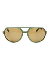 1960s Green Aviator Sunglasses Accessory arcadeshops.com