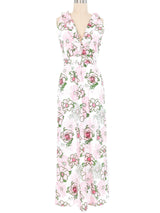 1960s Lilly Pulitzer Ruffle Maxi Dress Dress arcadeshops.com