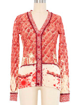 Jean Paul Gaultier Mixed Dot Print Top Top arcadeshops.com