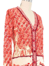 Jean Paul Gaultier Mixed Dot Print Top Top arcadeshops.com