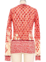 Jean Paul Gaultier Mixed Dot Print Top Top arcadeshops.com