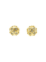 Chanel Double C Rhinestone Earrings Accessory arcadeshops.com