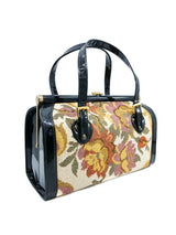 Patent Trimmed Tapestry Doctor's Bag Accessory arcadeshops.com