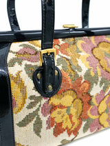 Patent Trimmed Tapestry Doctor's Bag Accessory arcadeshops.com