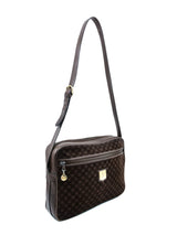 Celine Triomphe Suede Monogram Shoulder Bag Accessory arcadeshops.com