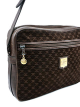 Celine Triomphe Suede Monogram Shoulder Bag Accessory arcadeshops.com