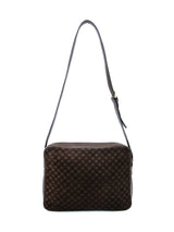 Celine Triomphe Suede Monogram Shoulder Bag Accessory arcadeshops.com