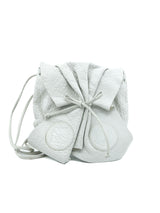 Carlos Falchi Gray Leather Buffalo Bag Accessory arcadeshops.com